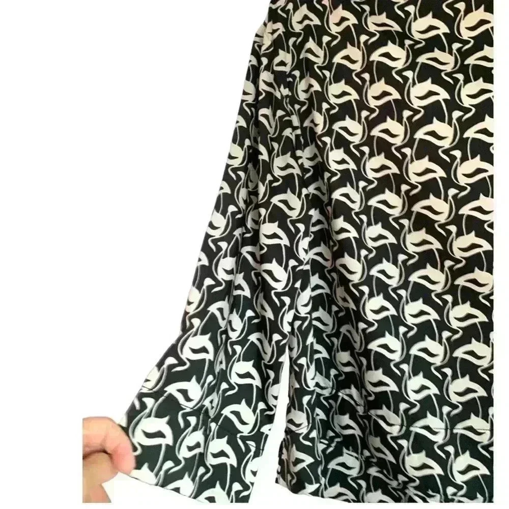 ZARA long sleeve, boat neck, lightweight blouse
